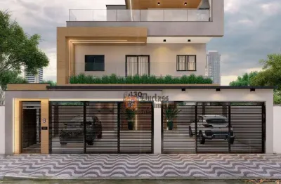 Sobrado com 3 dormitórios à venda, 78 m² por r$ 470.000,00 - vila guilhermina - praia grande/sp