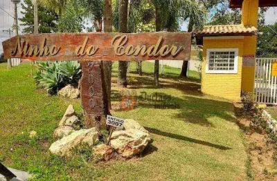 Terreno à venda, 2000 m² por r$ 290.000 - condomínio ninho do condor - são roque/sp
