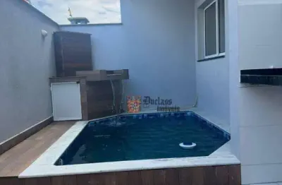 Sobrado com 2 dormitórios à venda, 67 m² por r$ 389.000,00 - vila atlântica - mongaguá/sp