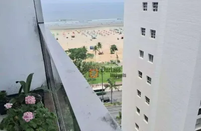 Apartamento com 2 dormitórios à venda, 90 m² por r$ 580.000,00 - gonzaga - santos/sp