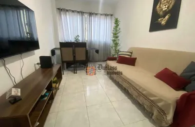 Apartamento com 1 dormitório à venda, 52 m² por r$ 340.000,00 - marapé - santos/sp