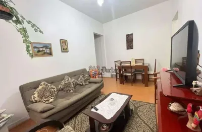 Apartamento com 2 dormitórios à venda, 75 m² por r$ 385.000 - josé menino - santos/sp