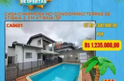 Casa com 3 dormitórios à venda, 153 m² por R$ 1.235.000,00 - Terras de Atibaia II - Atibaia/SP