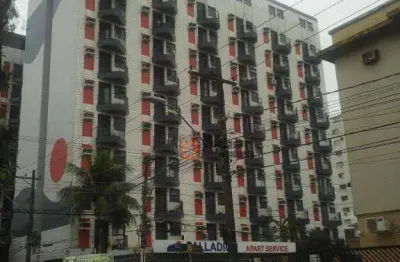 Flat com 1 dormitório à venda, 50 m² por r$ 200.000 - centro - são vicente/sp