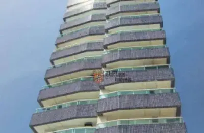 Apartamento com 1 dormitório à venda, 51 m² por r$ 350.000 - caiçara - praia grande/sp