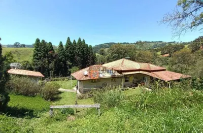 Sítio com 7 dormitórios à venda, 79636 m² por r$ 1.300.000 - jaguari do meio - camanducaia/mg