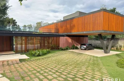 Magnifico imóvel moderno alto padrão à venda no condomínio lago azul, em araçoiaba da serra/sp