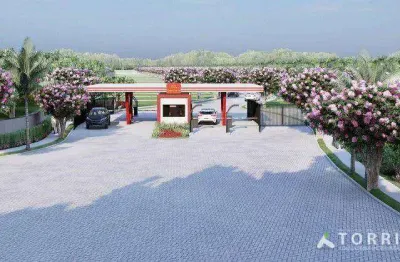 Terrenos á venda no condomínio jardim residencial belas flores em, araçoiaba da serra/sp