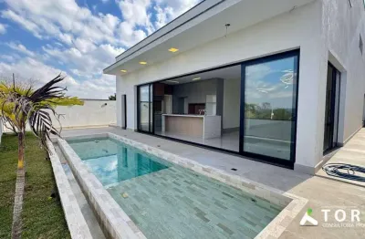 Casa com suíte e piscina a venda no condomínio alphaville castelo  em sorocaba/sp