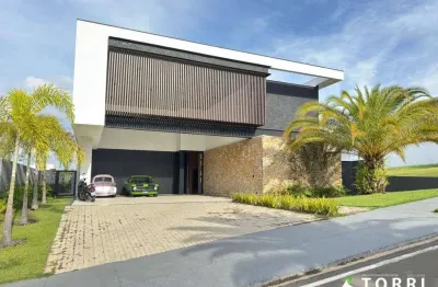 Casa mobiliada, com piscina e bar molhado á venda no residencial saint patrick em sorocaba/sp