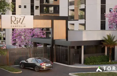 Apartamento com 2 quartos à venda no condomínio rizz, no bairro parque campolim, em sorocaba-sp