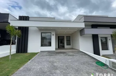 Linda casa 3 dormitórios com suíte no condomínio terras de são francisco - cajuru do sul - sorocaba/sp