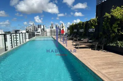Flat com 1 quarto à venda na Avenida Infante Dom Henrique, 501, Tambaú, João Pessoa