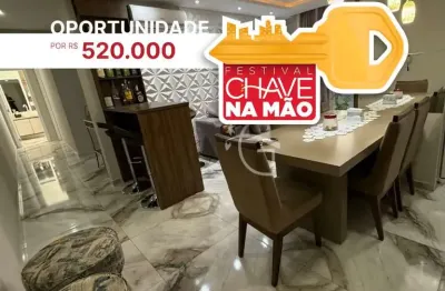 Apartamento à venda no saguaçu em joinville, por 550 mil