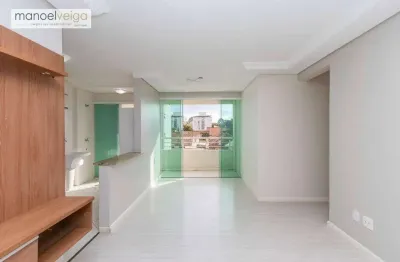 Apartamento com 3 dormitórios para alugar, 73 m² por r$ 3.356,49/mês - bacacheri - curitiba/pr