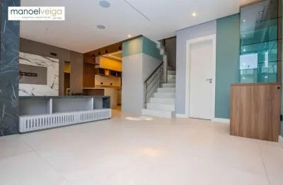 Sobrado com 3 dormitórios à venda, 140 m² por r$ 1.280.000,00 - água verde - curitiba/pr