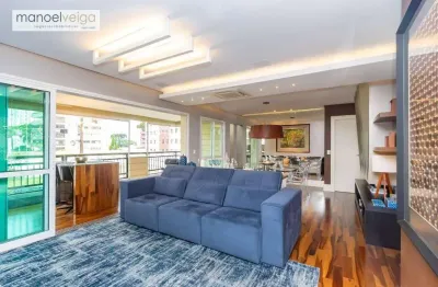 Apartamento com 3 dormitórios à venda, 145 m² por r$ 2.080.000,00 - cabral - curitiba/pr