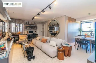 Apartamento com 2 dormitórios à venda, 79 m² por r$ 725.000,00 - guabirotuba - curitiba/pr