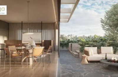 Apartamento garden com 4 dormitórios à venda, 164 m² por r$ 2.476.346,94 - juvevê - curitiba/pr