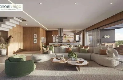 Apartamento garden com 3 dormitórios à venda, 210 m² por r$ 3.967.990,00 - cabral - curitiba/pr