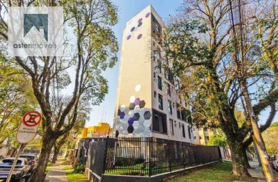 Studio mobiliado e decorado - ed link água verde - curitiba/pr