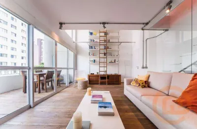 Loft com 1 dormitório, 74 m² - venda por r$ 1.850.000,00 ou aluguel por r$ 13.190,08/mês - vila nova conceição - são paulo/sp