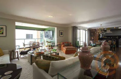 Apartamento com 3 dormitórios à venda, 200 m² por r$ 3.500.000 - jardim guedala - são paulo/sp