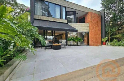 Espetacular casa com 3 suítes a  venda, 408 m² por r$ 5.850.000 - brooklin - são paulo/sp