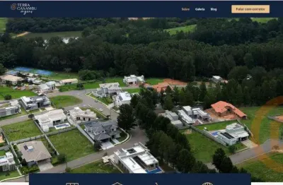 Proprietário estuda permuta por casa no ibi aram 1 em itupeva - terreno à venda, 1077 m² por r$ 550.000 - terras caxambu - jundiaí/sp