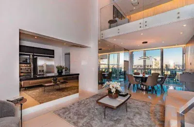 Penthouse  com 2 suítes, 164 m² - venda por r$ 4.200.000 ou aluguel por r$ 31.511/mês - brooklin - são paulo/sp