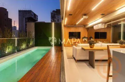 Cobertura com 2 suítes, 250 m² - venda por R$ 12.500.000 ou aluguel por R$ 61.768/mês - Itaim Bibi - São Paulo/SP