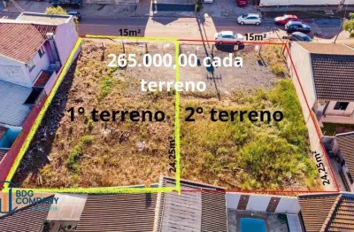 Terreno à venda, 363 m² por r$ 265.000,00 - colônia dona luiza - ponta grossa/pr