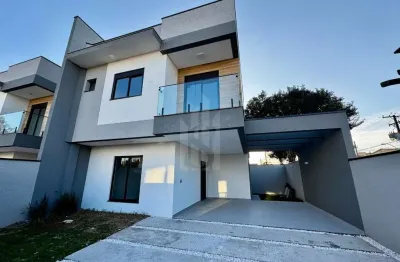 Casa em condomínio fechado com 3 quartos à venda na rua joão batista follador, 30, afonso pena, são josé dos pinhais por r$ 899.000
