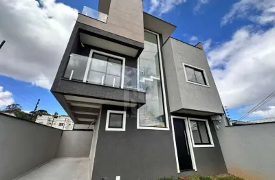 Casa em condomínio fechado com 3 quartos à venda na rua salomão elias feder, uberaba, curitiba por r$ 750.000