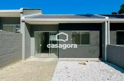 Casa com 2 dormitórios à venda - santa terezinha - fazenda rio grande pr