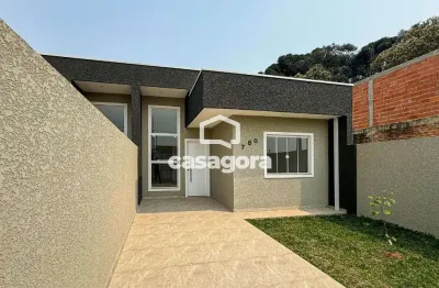 Casa moderna de 60m  com suíte e área gourmet - excelente localização