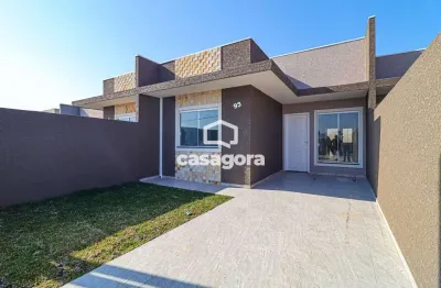 Casa com 3 dormitórios à venda - gralha azul - fazenda rio grande pr