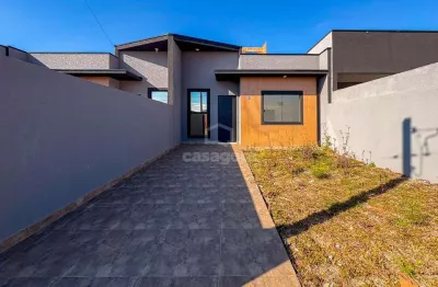 Casa com 3 quartos  no bairro  estados, fazenda rio grande - pr