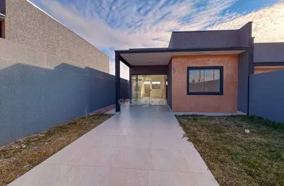 Casa com 2 quartos e churrasqueira no bairro estados, fazenda rio grande - pr