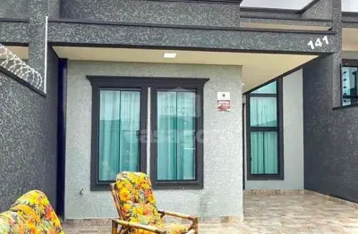 Casa 3 quartos com suíte e gourmet no gralha azul - fazenda rio grande