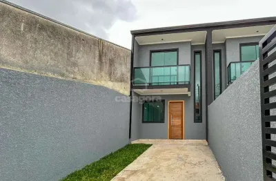 Sobrado 3 quartos com varanda e churrasqueira no tatuquara - curitiba