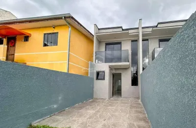 Sobrado 3 quartos com área gourmet e varanda no tatuquara - curitiba