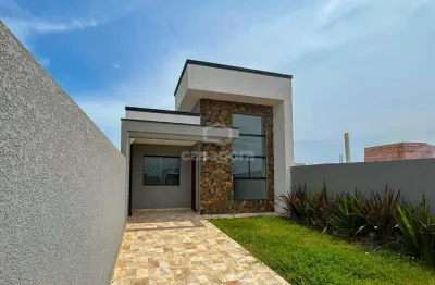 Casa 3 quartos com fachada moderna e churrasqueira no bairro nações