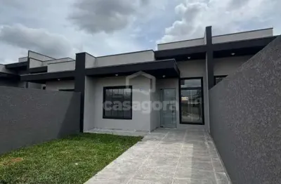 Casa 3 quartos com churrasqueira no bairro nações - fazenda rio grande