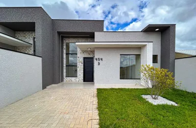 Casa Moderna com 3 Quartos e Suíte no gralha azuel em Fazenda Rio Grande