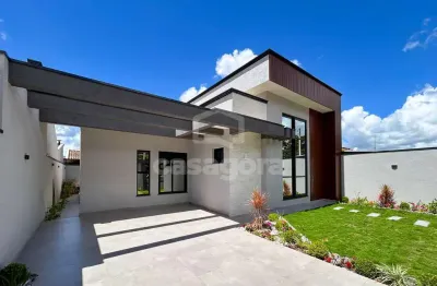 Casa 3 Quartos com Suíte, Lareira e Área Gourmet - Fazenda Rio Grande