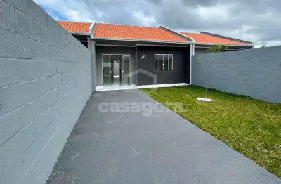 Casa 2 Quartos com Área Gourmet no Gralha Azul - Fazenda Rio Grande