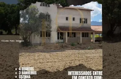 Sítio para venda em itaguaí, santa cândida, 4 dormitórios, 2 suítes, 4 banheiros, 4 vagas