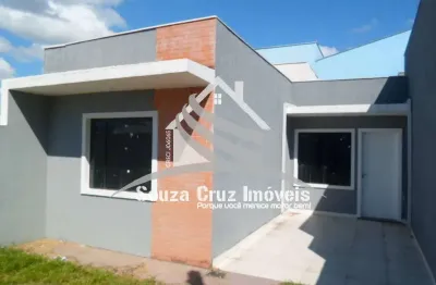 Casa no atuba em curitiba de frente para rua- pronto para morar!!!