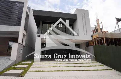 Casa triplex em condomínio clube - santa cândida / curitiba.